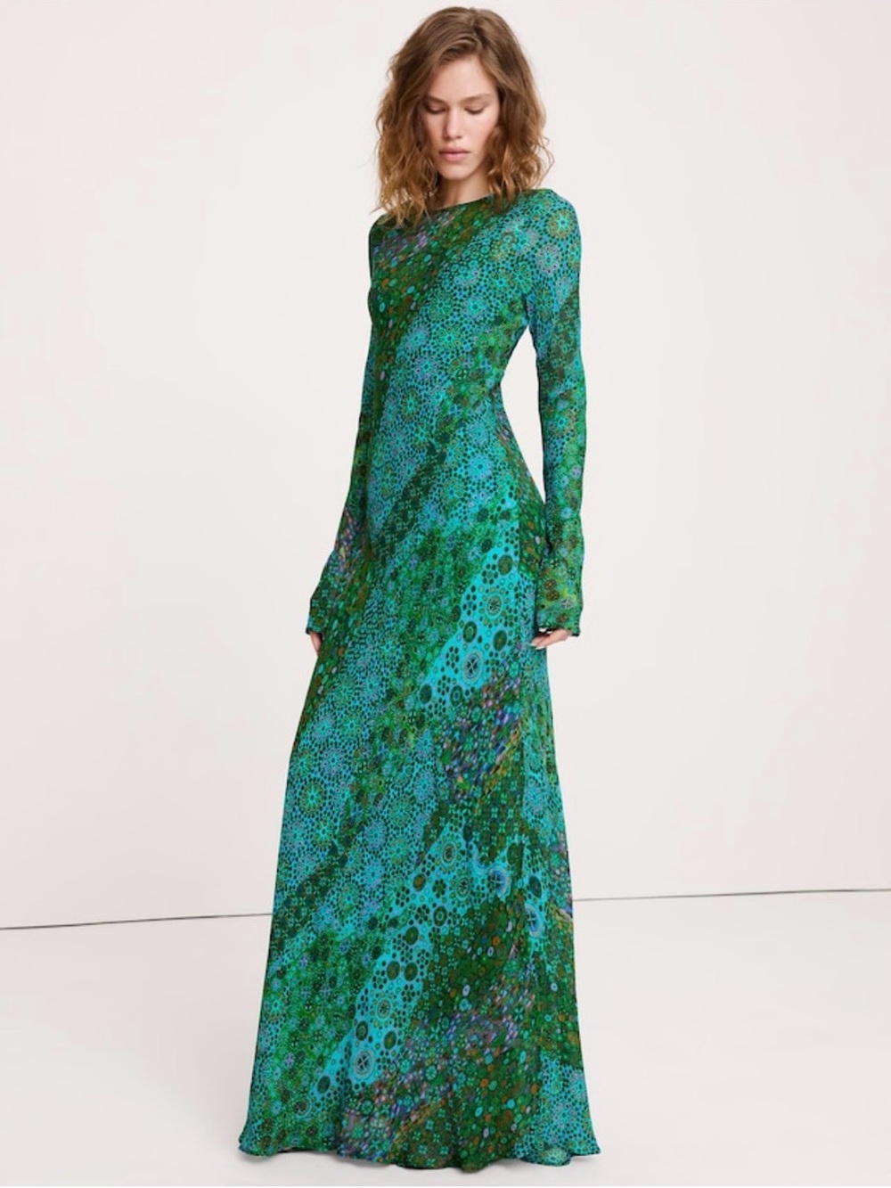 NWT Banana Republic Bias Cut Maxi Dress, Size M